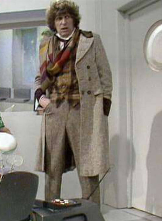 Fourth Doctor Grey Trench Coat