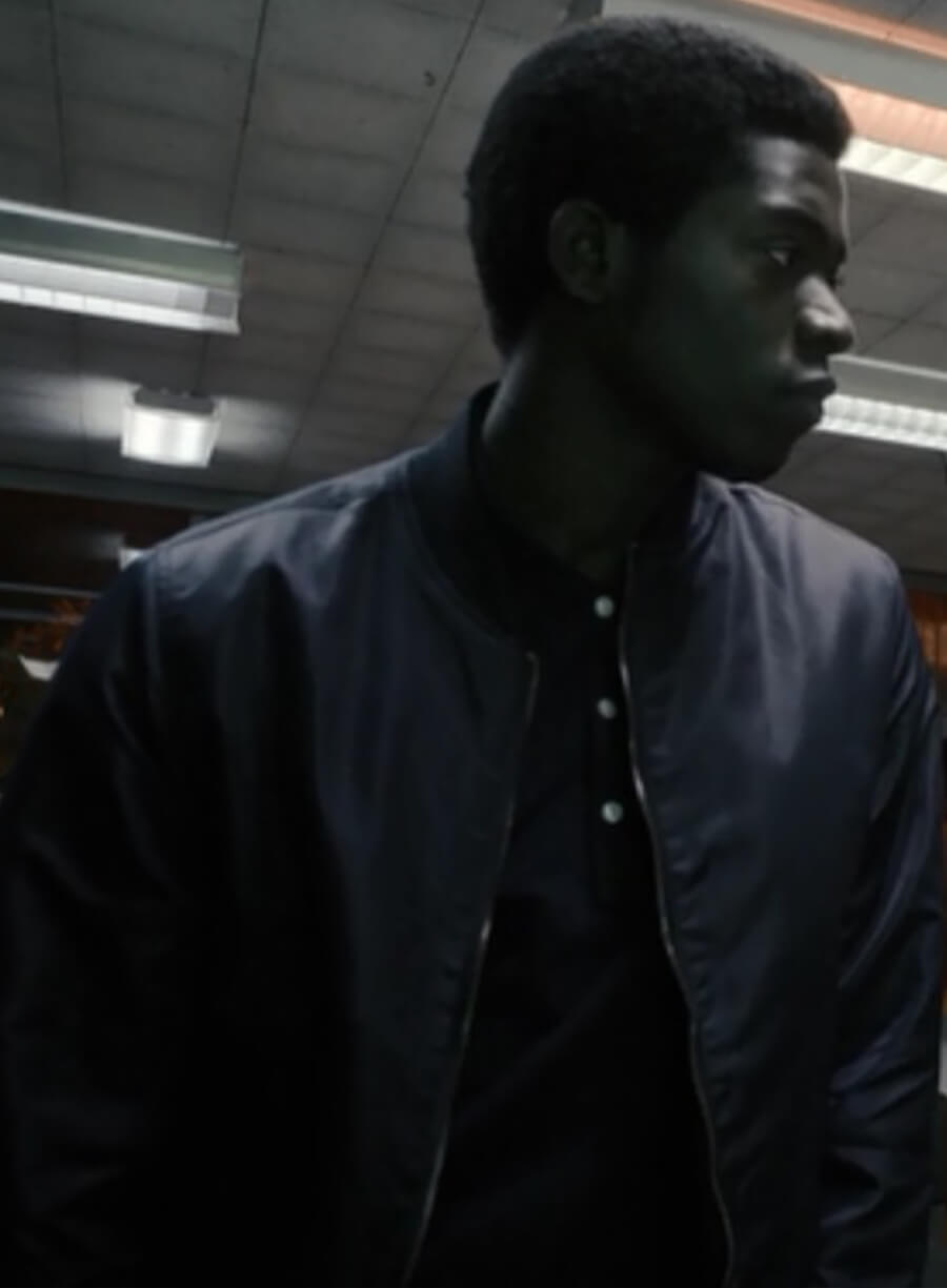 Franklin Saint Snowfall Black Bomber Jacket