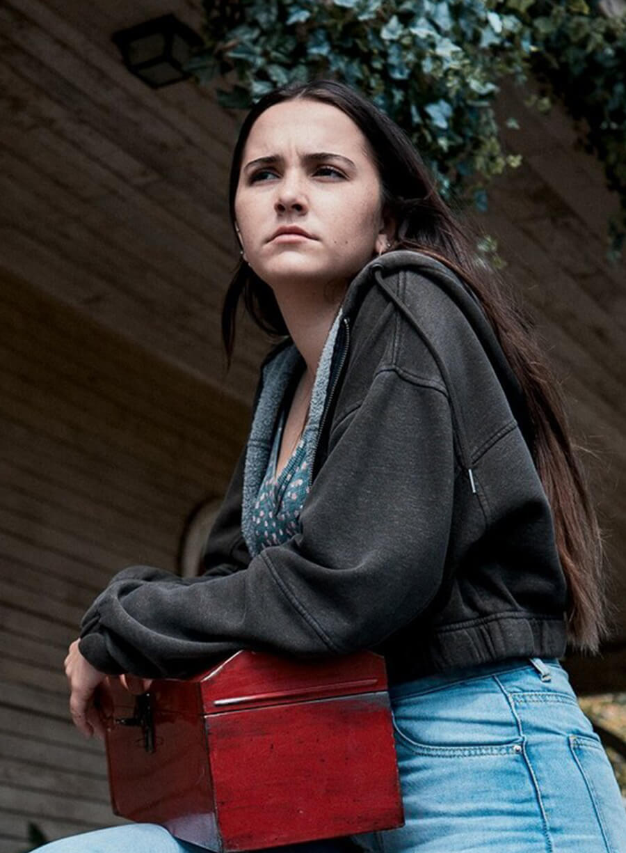  From Tv Series Jhulie Matthews Black Hooded Jacket