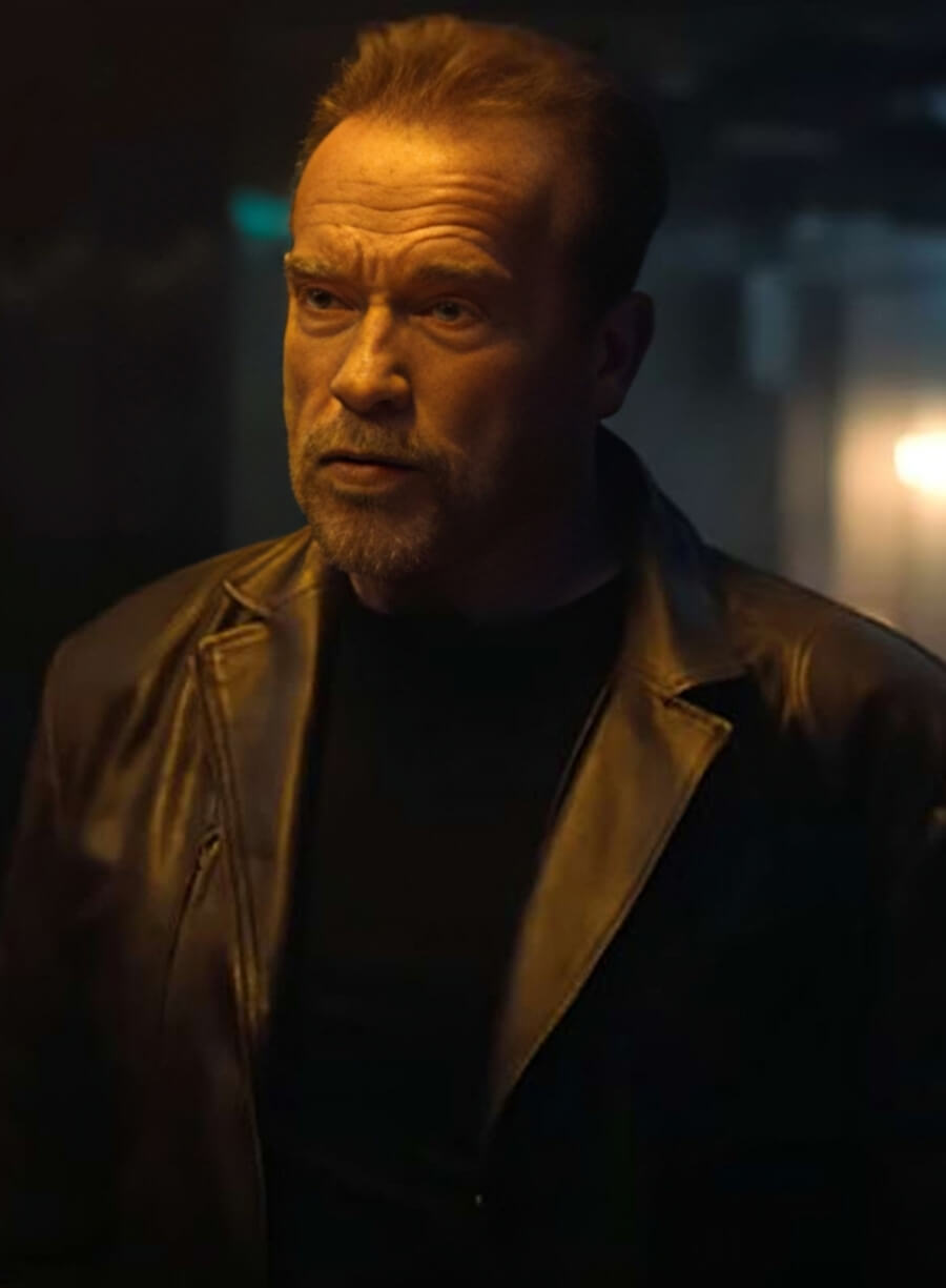 FUBAR Luke Brunner Black Leather Jacket