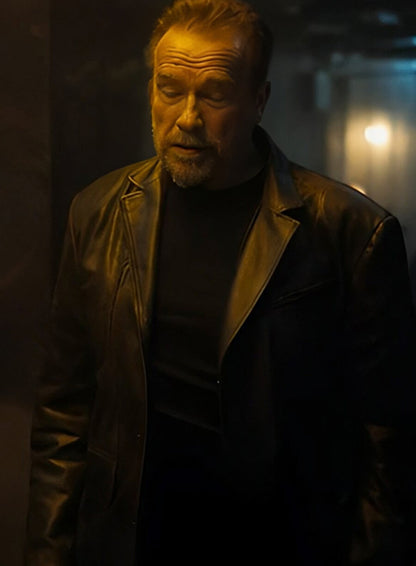 FUBAR Luke Brunner Black Leather Jacket