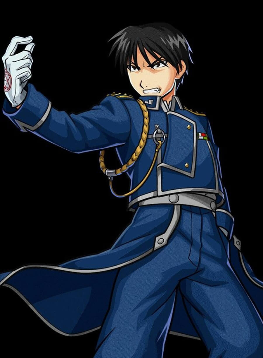 Fullmetal Alchemist Roy Mustang Blue Uniform Jacket