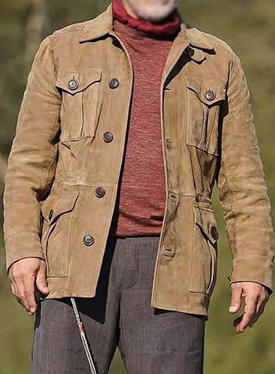 Gabriel Mission Impossible Brown Leather Jacket