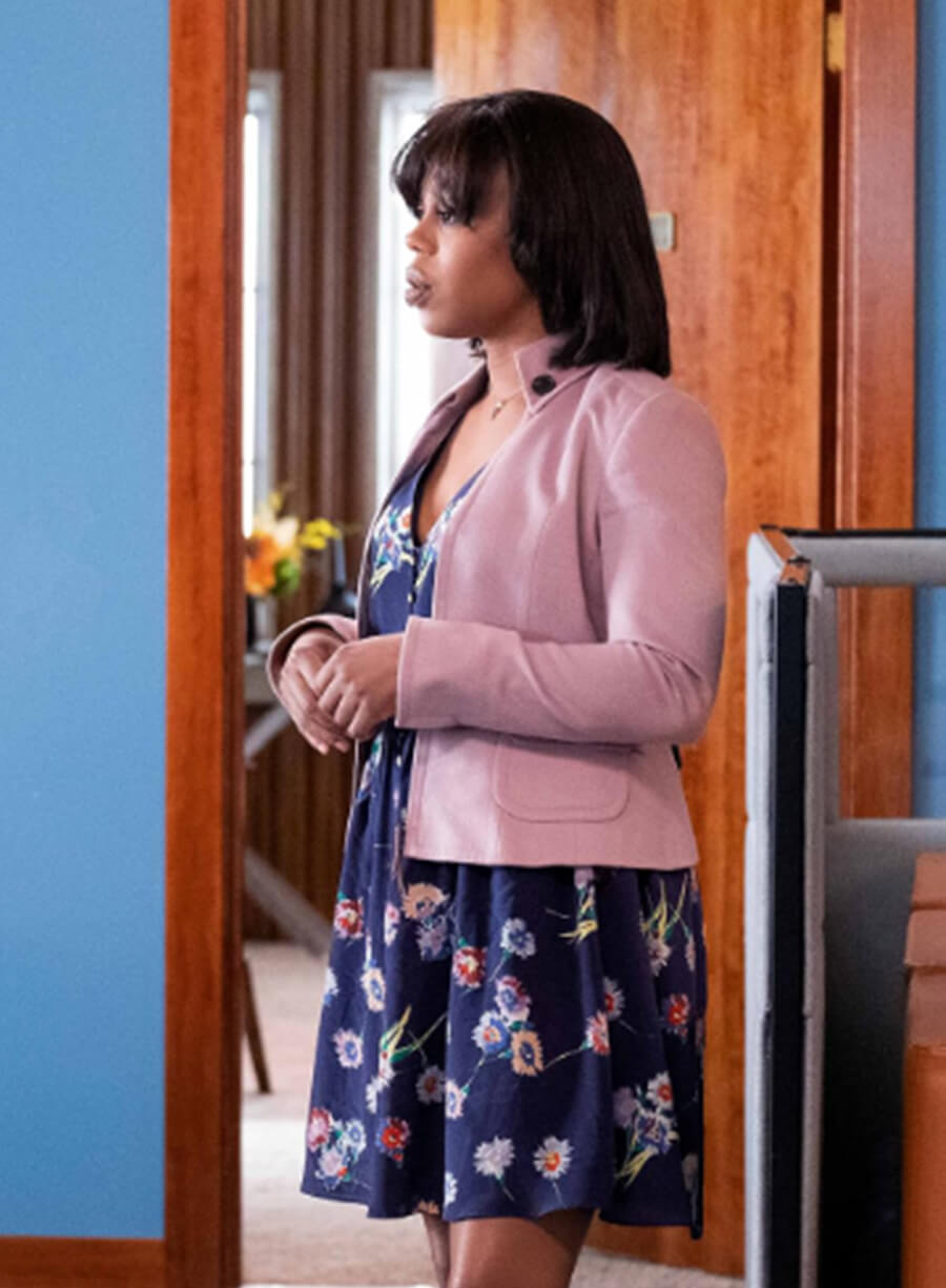 Gail Bean Snowfall 2017 Pink Jacket