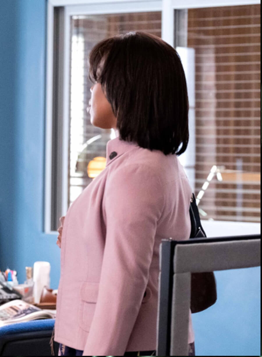 Gail Bean Snowfall 2017 Pink Jacket