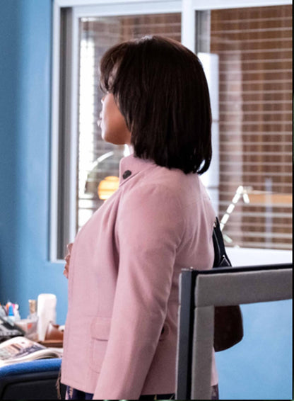 Gail Bean Snowfall 2017 Pink Jacket