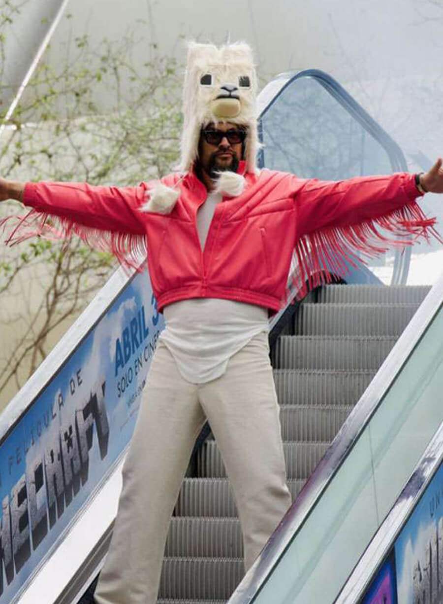 Garett Garrison A Minecraft Movie Pink Bomber Jacket