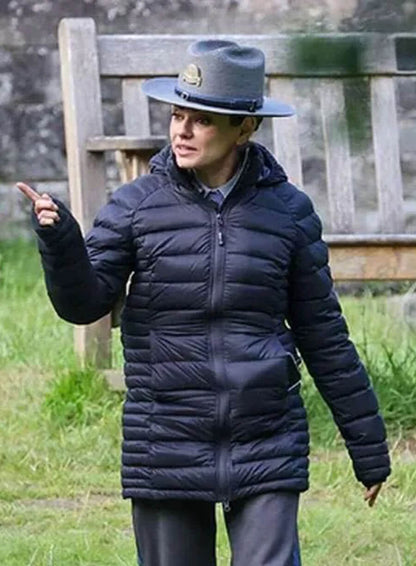 Geraldine Scott Wake Up Dead Man Puffer Jacket