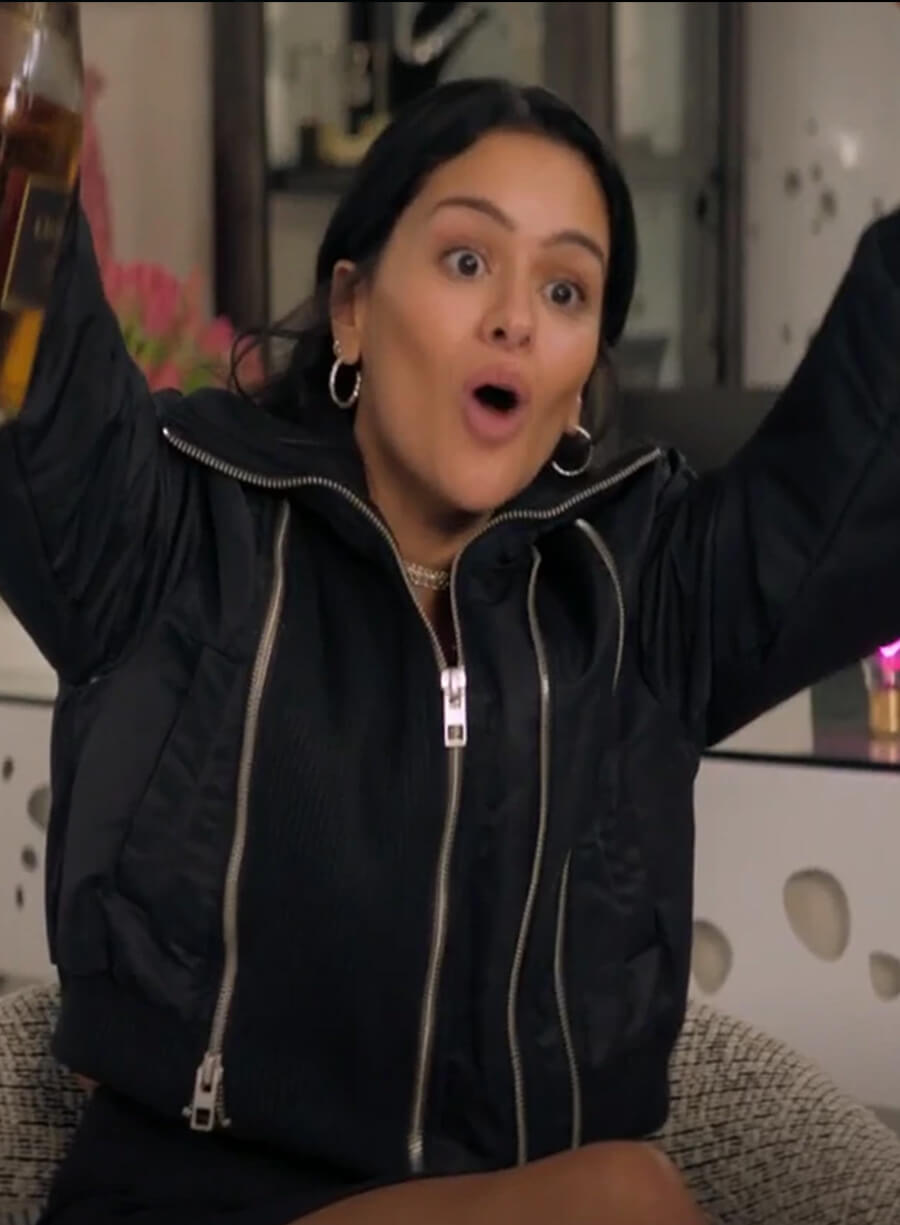 Gigi Zumbado Heart Eyes 2025 Black Jacket