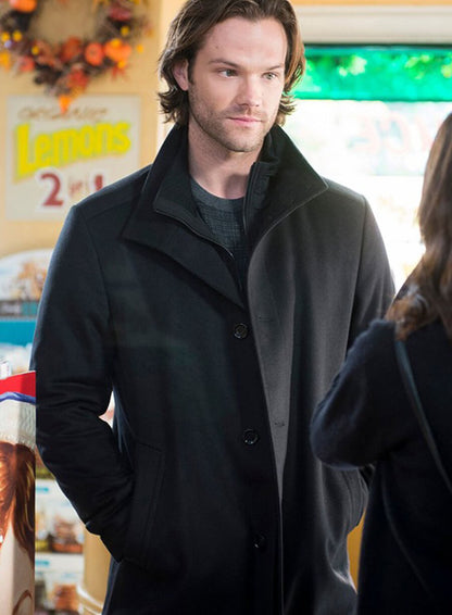 Gilmore Girls Jared Padalecki Black Wool Coat