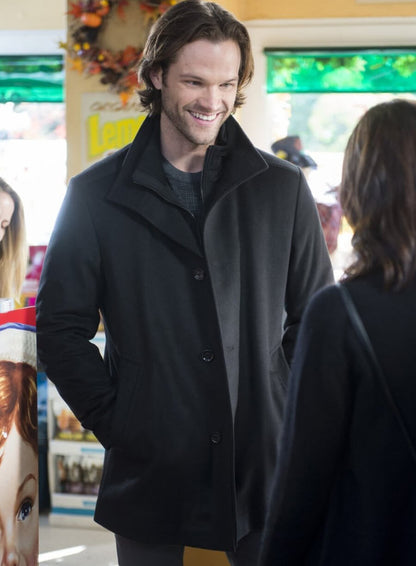 Gilmore Girls Jared Padalecki Black Wool Coat