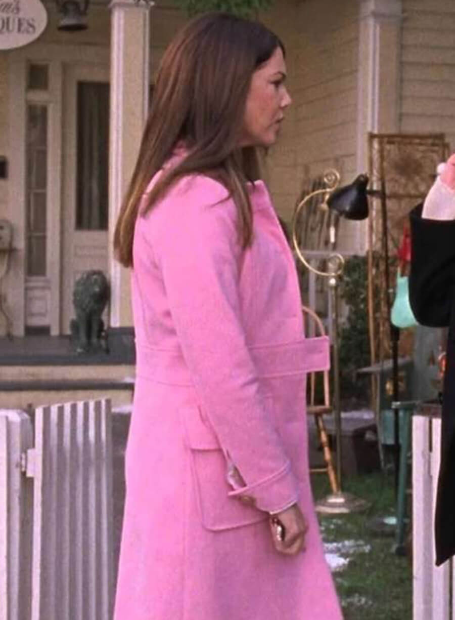 Gilmore Girls Lorelai Gilmore Pink Wool Coat