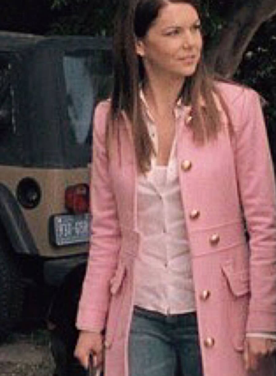 Gilmore Girls Lorelai Gilmore Pink Wool Coat