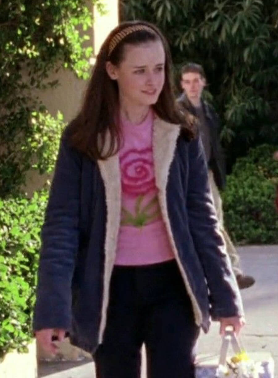 Gilmore Girls Rory Gilmore Blue Shearling Jacket