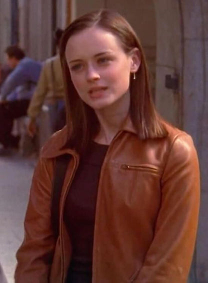 Gilmore Girls Rory Gilmore Brown Leather Jacket