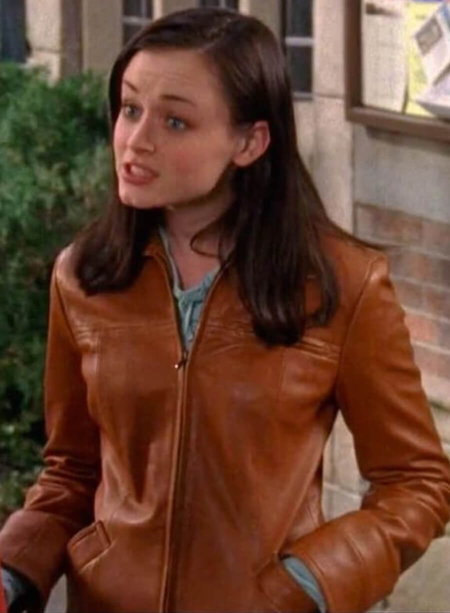Gilmore Girls Rory Gilmore Brown Leather Jacket