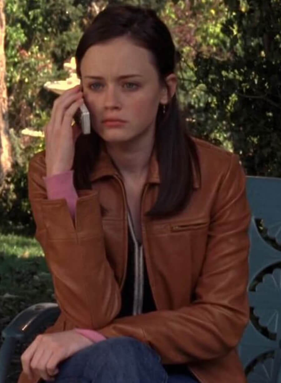 Gilmore Girls Rory Gilmore Brown Leather Jacket