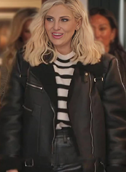 Gina Kirschenheiter Real Housewives of Orange County Shearling Jacket
