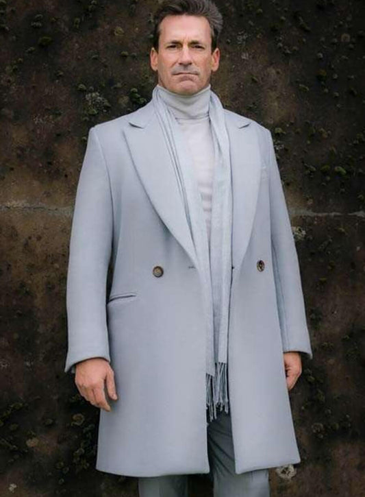 Good Omens Jon Hamm Off White Coat