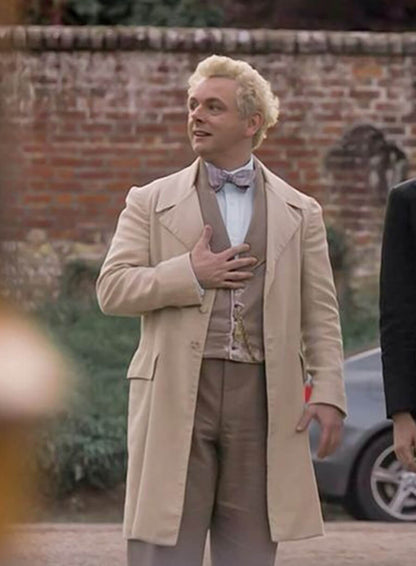 Good Omens Michael Sheen Cotton Coat