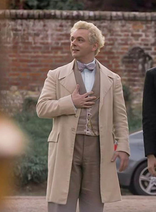 Good Omens Michael Sheen Cotton Coat
