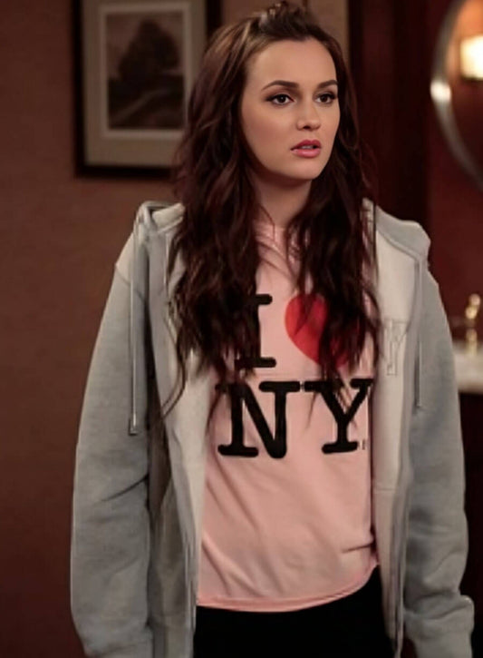  Gossip Girl  Blair Waldrof Grey Hoodie