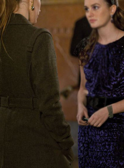 Gossip Girl Serena van der Wool Brown Coat