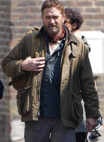 Greenland 2 Migration 2026 Gerard Butler Cotton Jacket