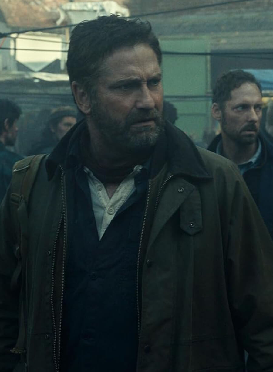 Greenland 2 Migration 2026 Gerard Butler Cotton Jacket