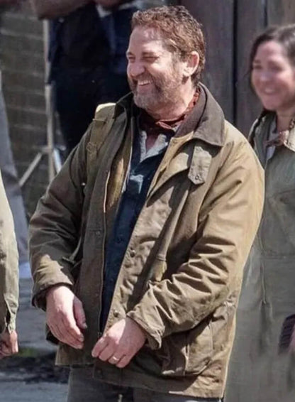 Greenland 2 Migration 2026 Gerard Butler Cotton Jacket