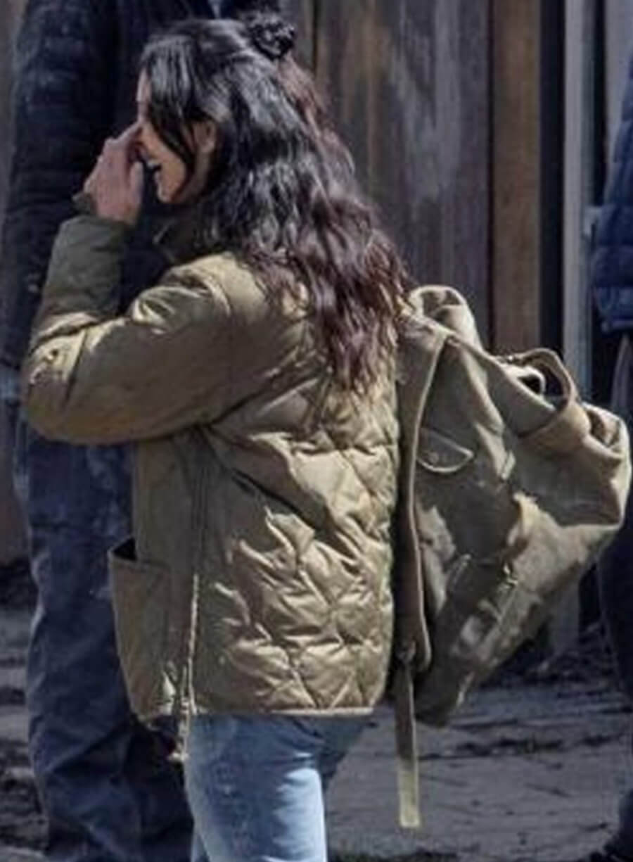 Greenland 2 Migration Morena Baccarin Green Jacket