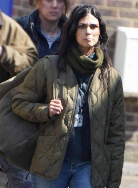 Greenland 2 Migration Morena Baccarin Green Jacket