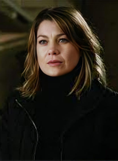 Grey’s Anatomy S12 Dr. Meredith Grey Black Jacket