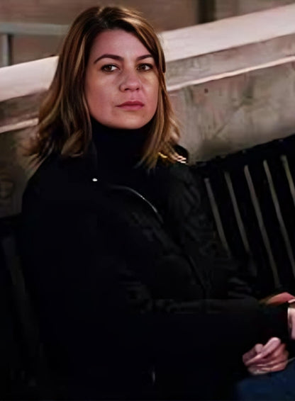 Grey’s Anatomy S12 Dr. Meredith Grey Black Jacket