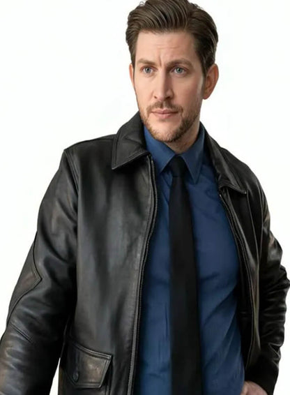 Greyston Holt Neagley 2026 Black Leather Jacket