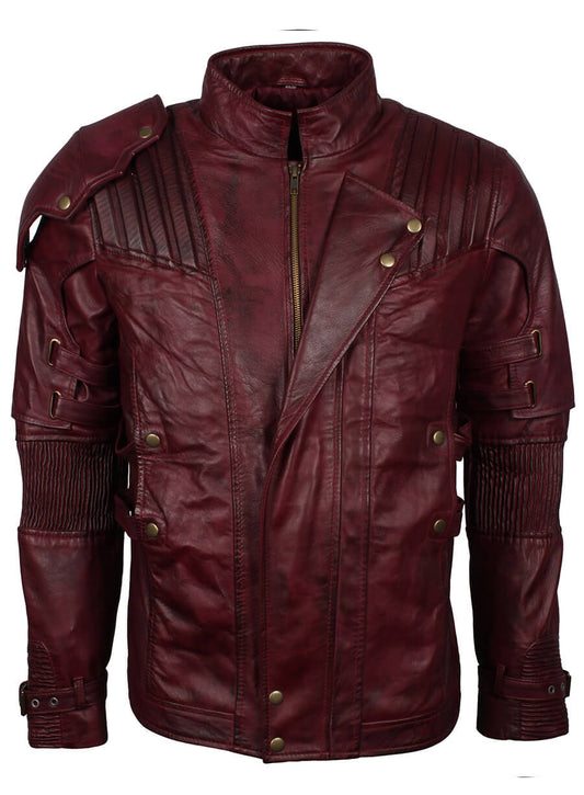 Guardian Of The Galaxy Star Lord Leather Jacket