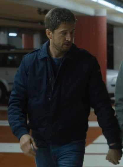Guillaume Canet Ad Vitam 2025 Blue Jacket