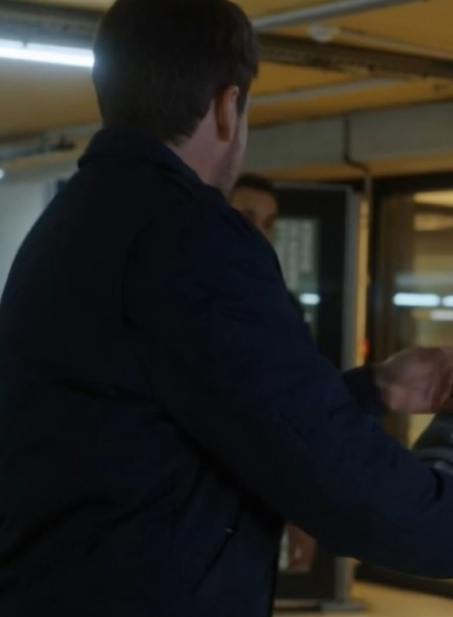 Guillaume Canet Ad Vitam 2025 Blue Jacket