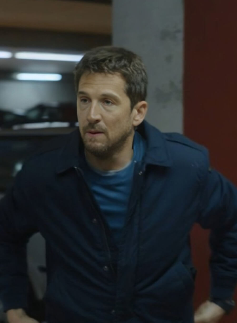 Guillaume Canet Ad Vitam 2025 Blue Jacket
