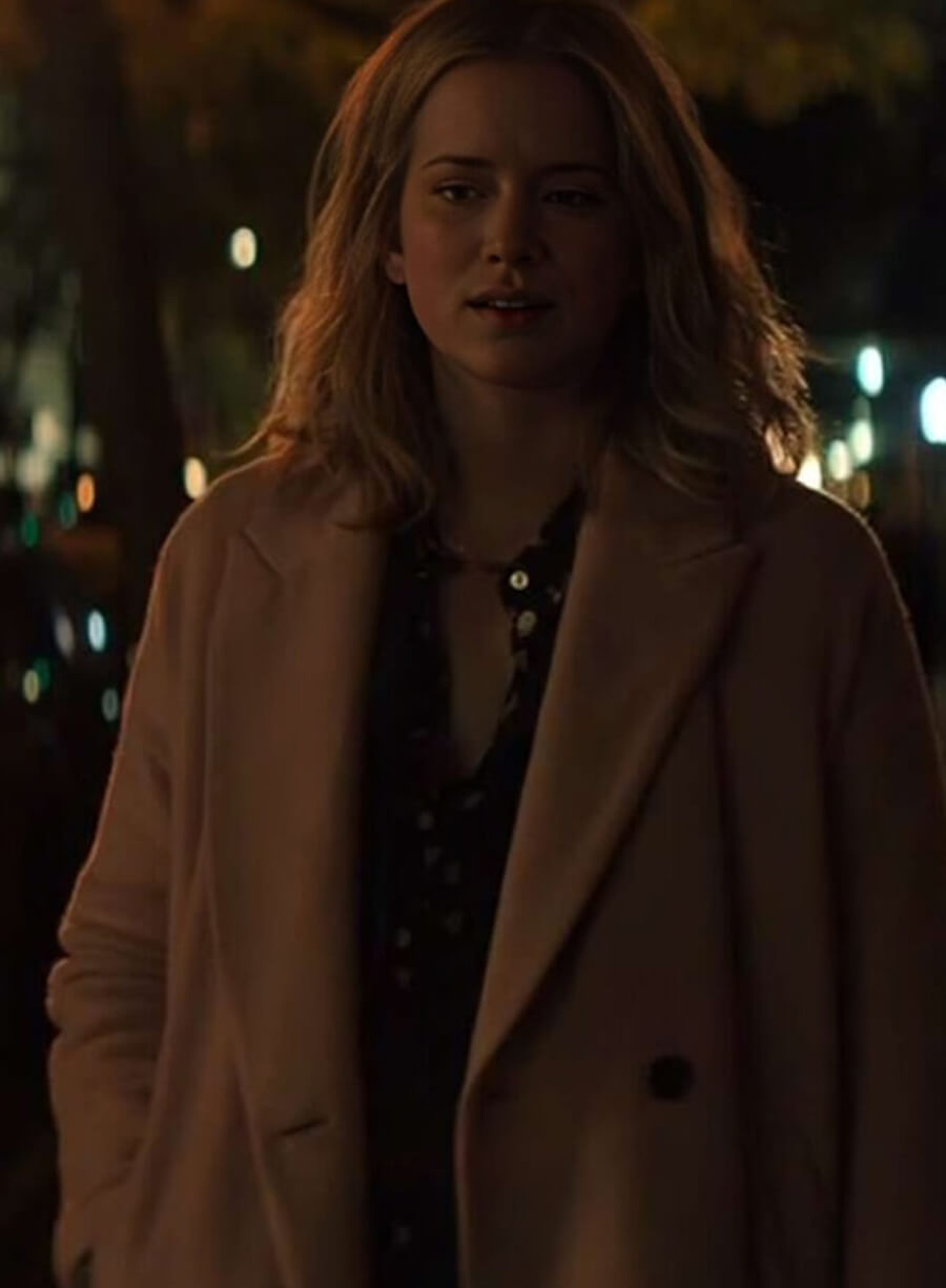  Guinevere Beck Elizabeth Lail You Long Coat