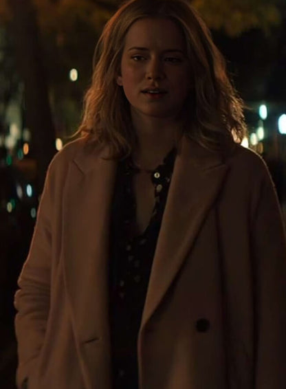  Guinevere Beck Elizabeth Lail You Long Coat