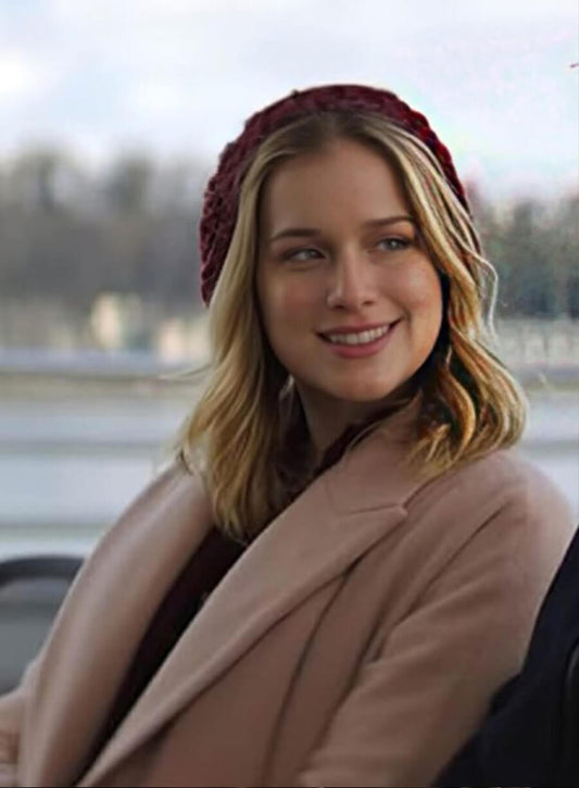  Guinevere Beck Elizabeth Lail You Long Coat