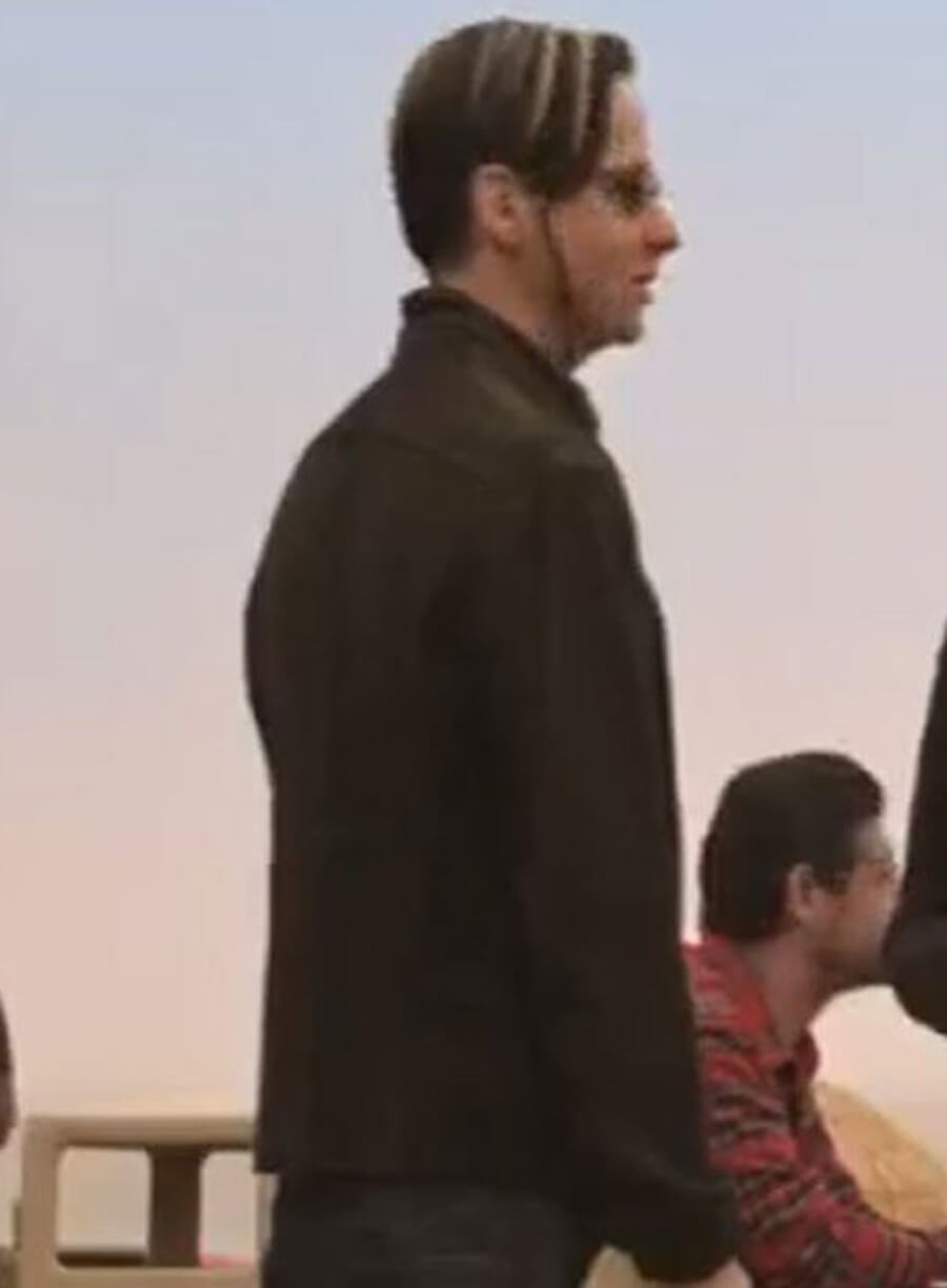 Hal Carter The Sandman Black Suede Jacket