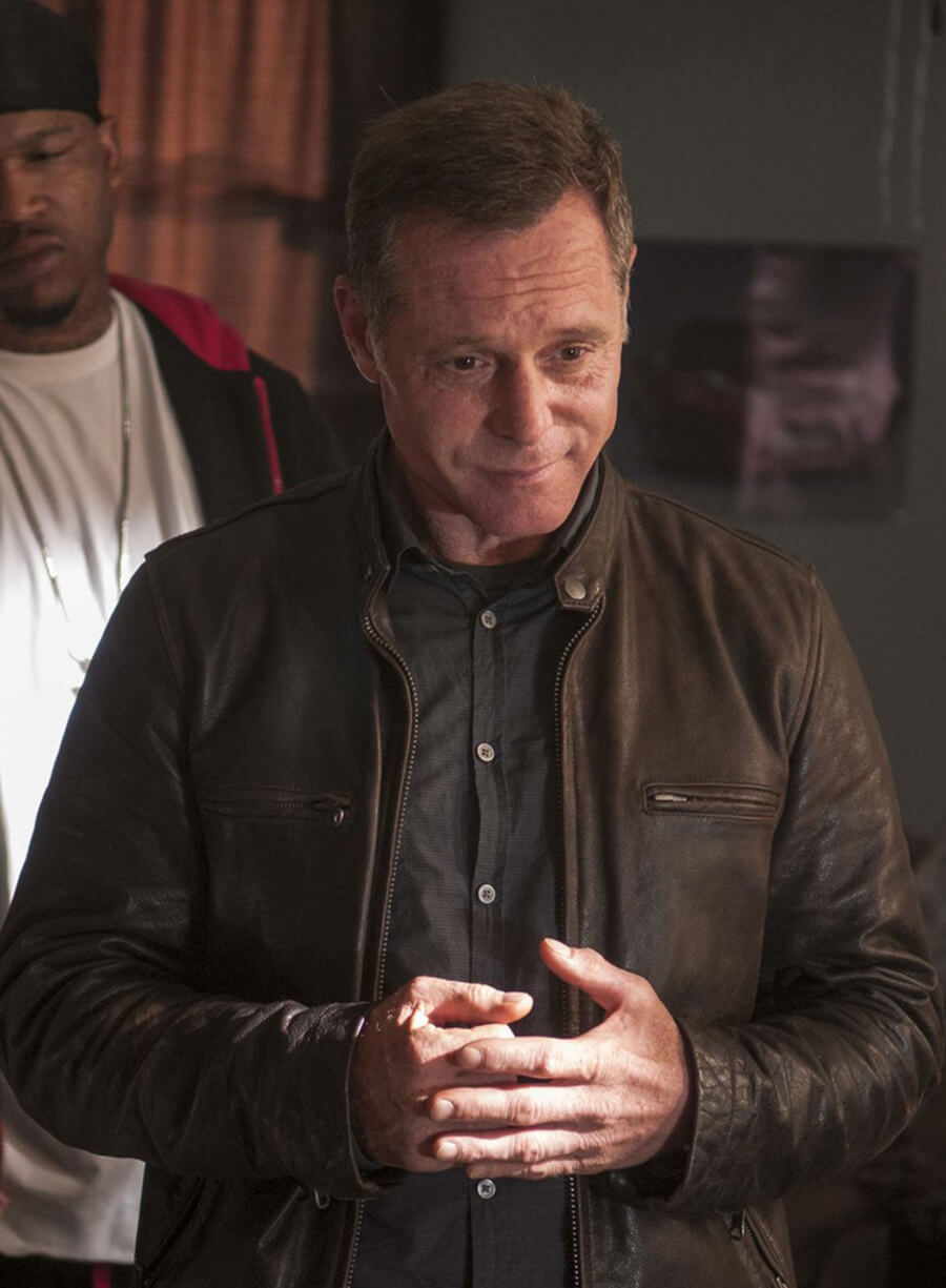Hank Voight Chicago P.D. Brown Leather Jacket