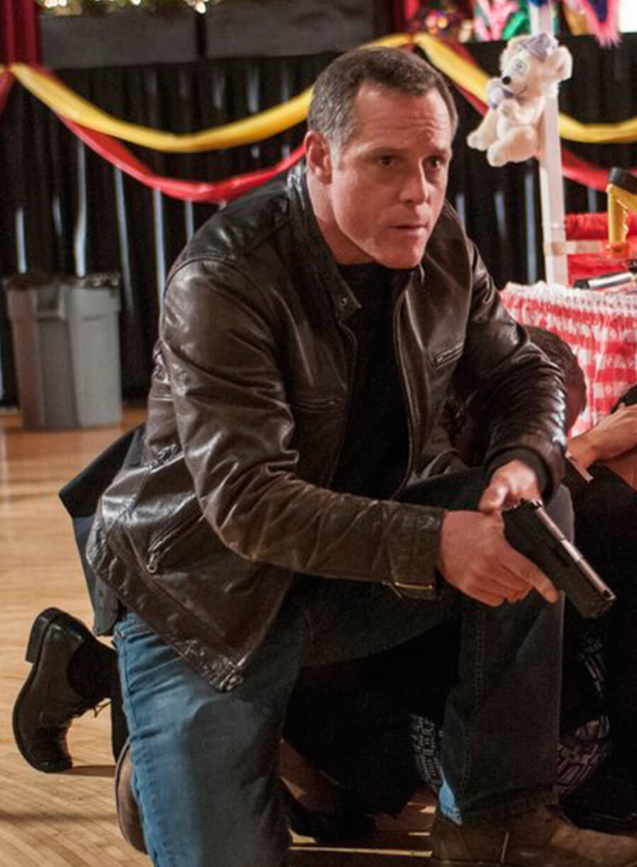Hank Voight Chicago P.D. Brown Leather Jacket