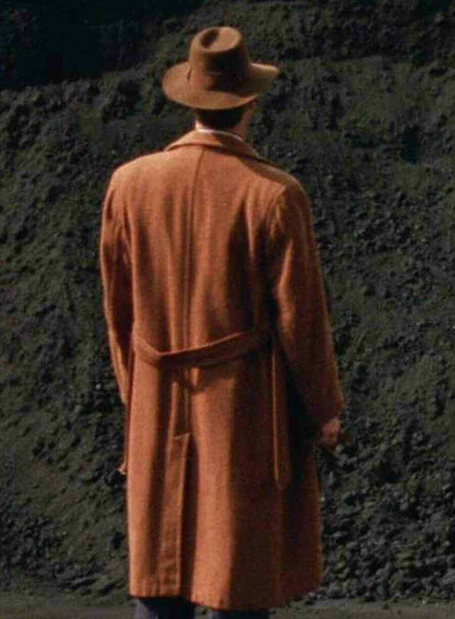 Harrison Lee The Brutalist 2024 Brown Wool Coat