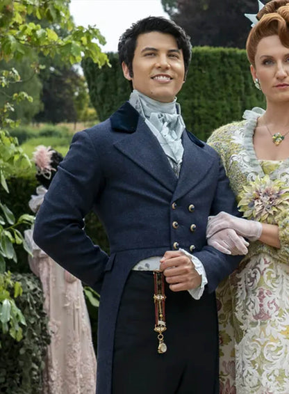 Harry Dankworth Bridgerton Blue Tailcoat