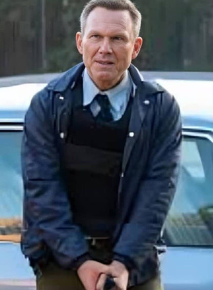 Harry Morgan Dexter Original Sin Blue Jacket