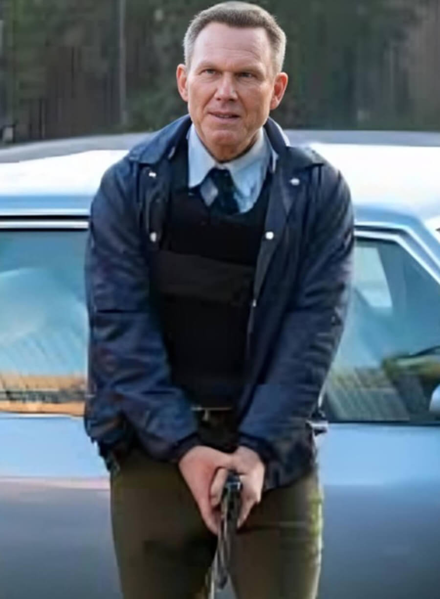 Harry Morgan Dexter Original Sin Blue Jacket