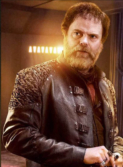 Harry Mudd Star Trek Discovery Black Leather Coat